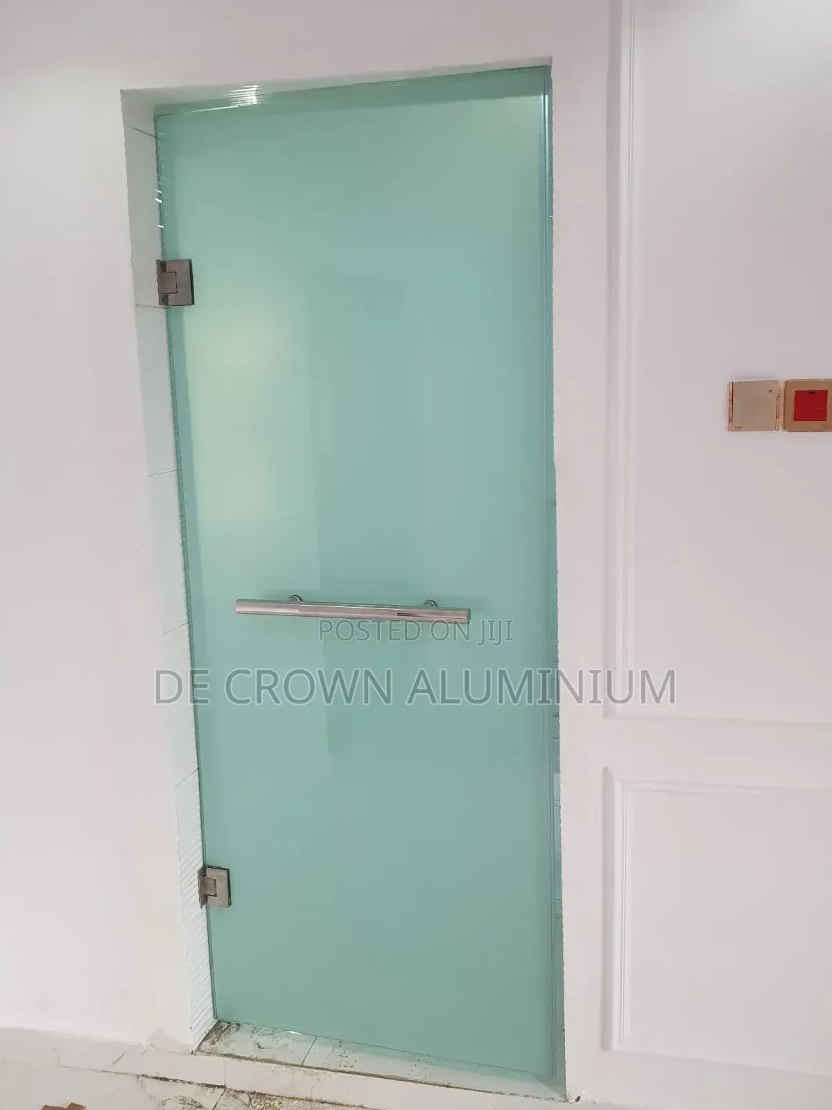 Glass Toilet Door