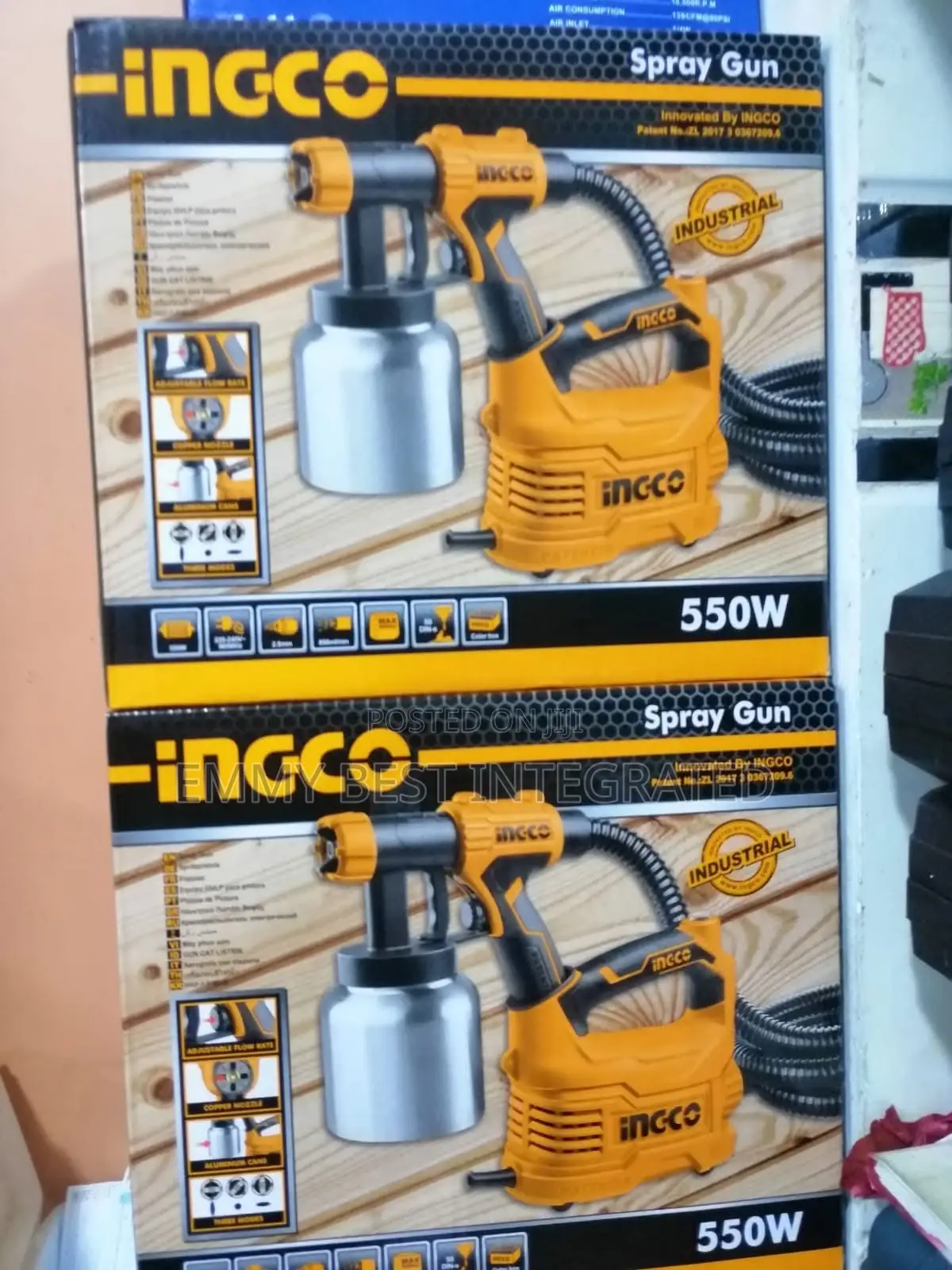 Ingco 550w HVLP Spray Gun,