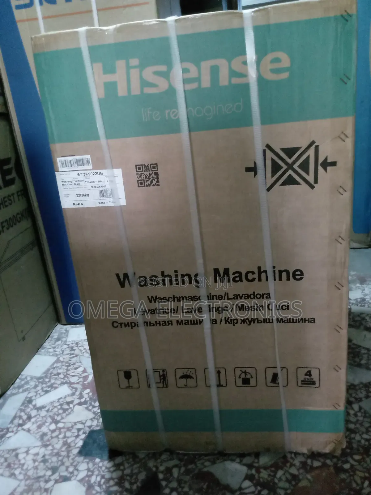 Hisense Washing Machine 9kg Automatic Top Loading