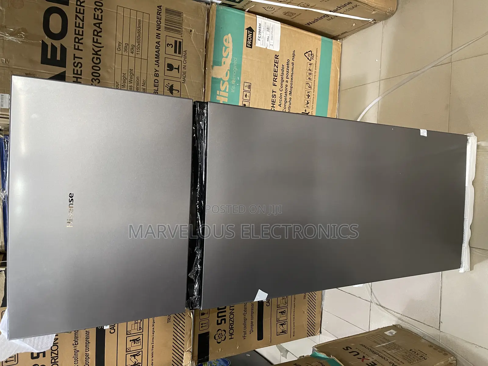Brand New Hisense Doble Door 340l Refrigerator Full Copper Er Engine