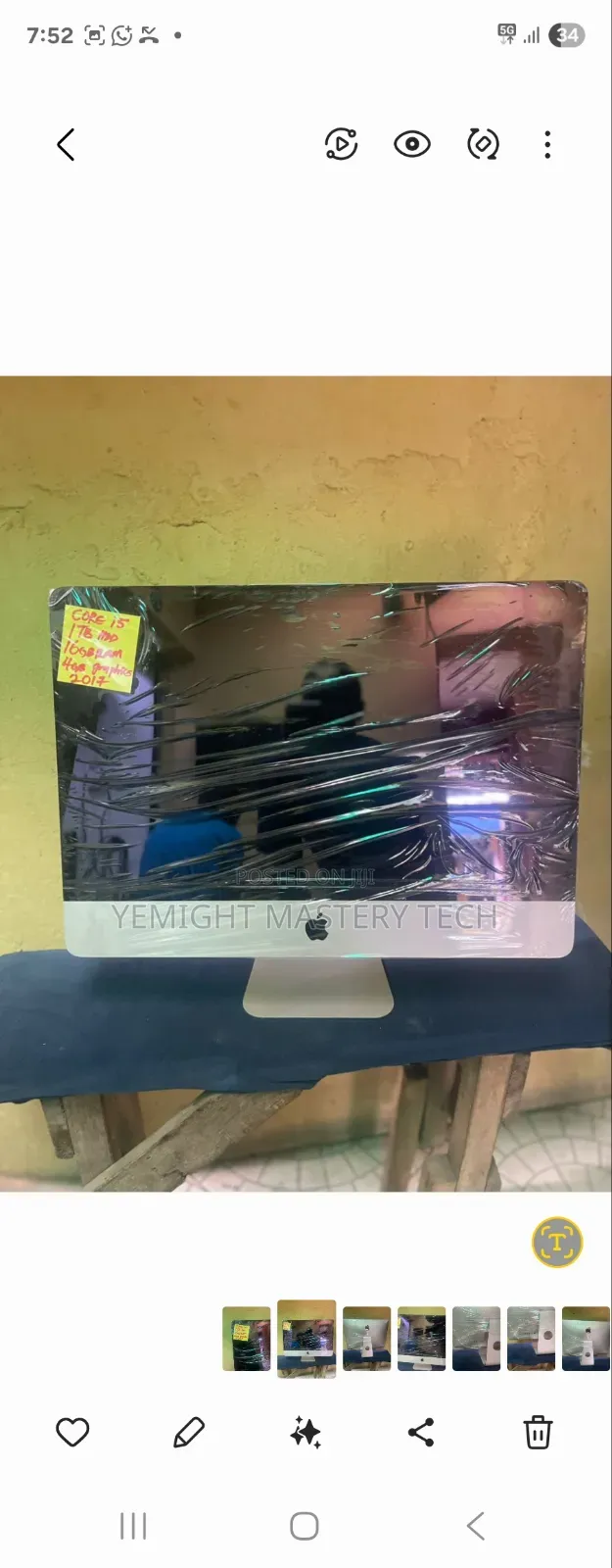 Desktop Computer Apple iMac 16GB Intel Core I5 HDD 1T