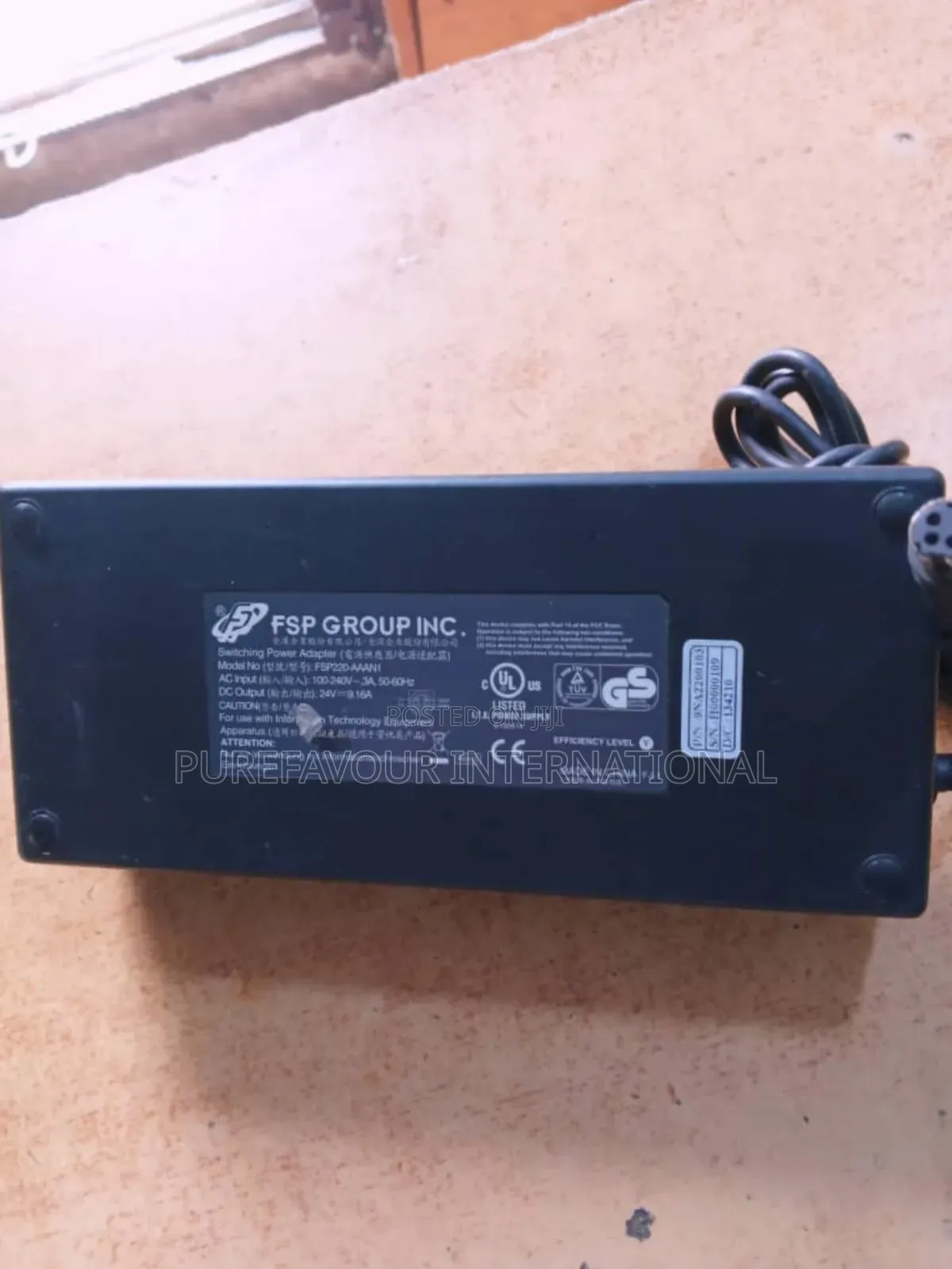 FSP Group 24v 9.16a 180w 4-Hole Switching Power Adapter