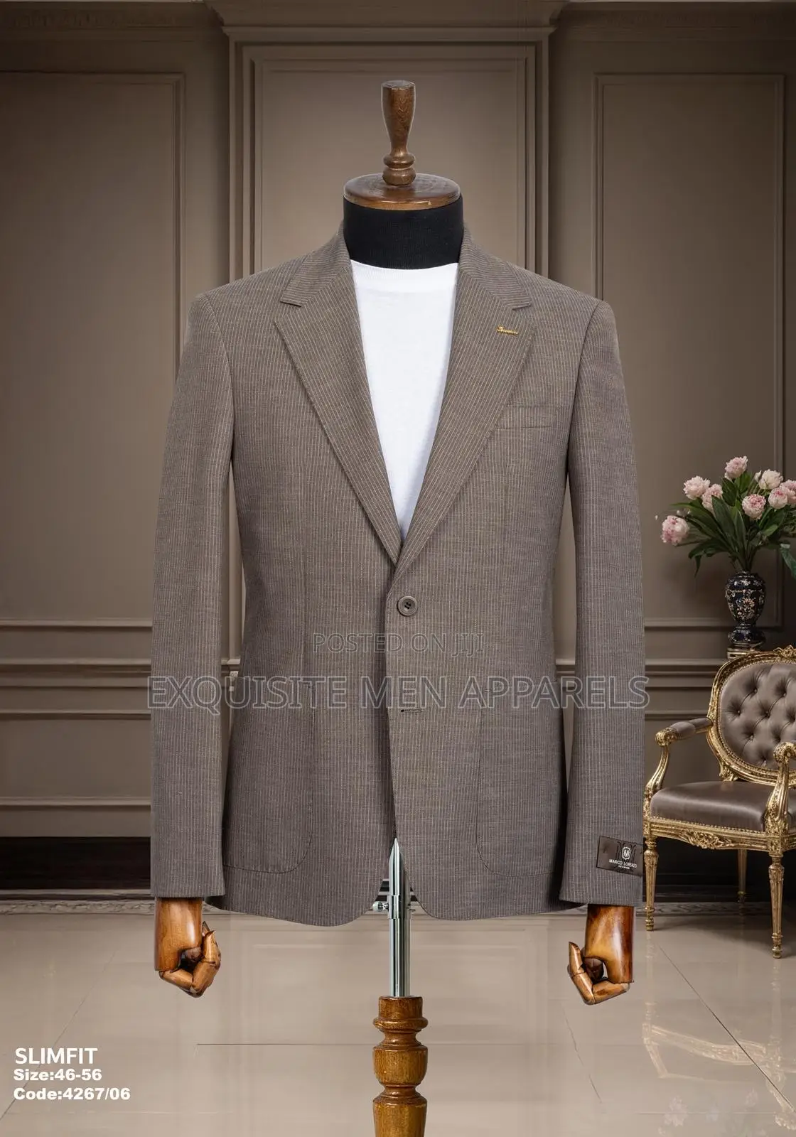 Quality Bespoke Marco Lorenzo Turkish Slimfit Men’S Blazers