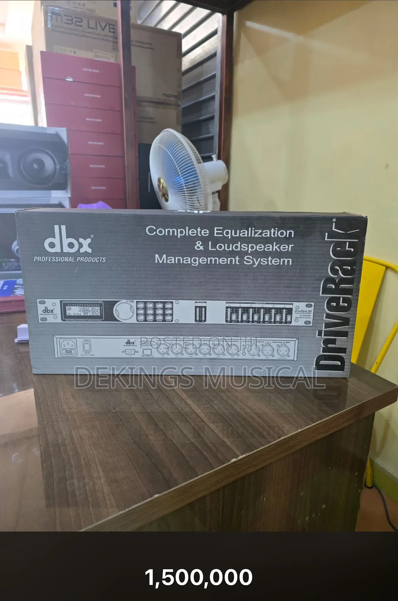 Original DBX Loudspeaker Speaker Management System With Equalizer