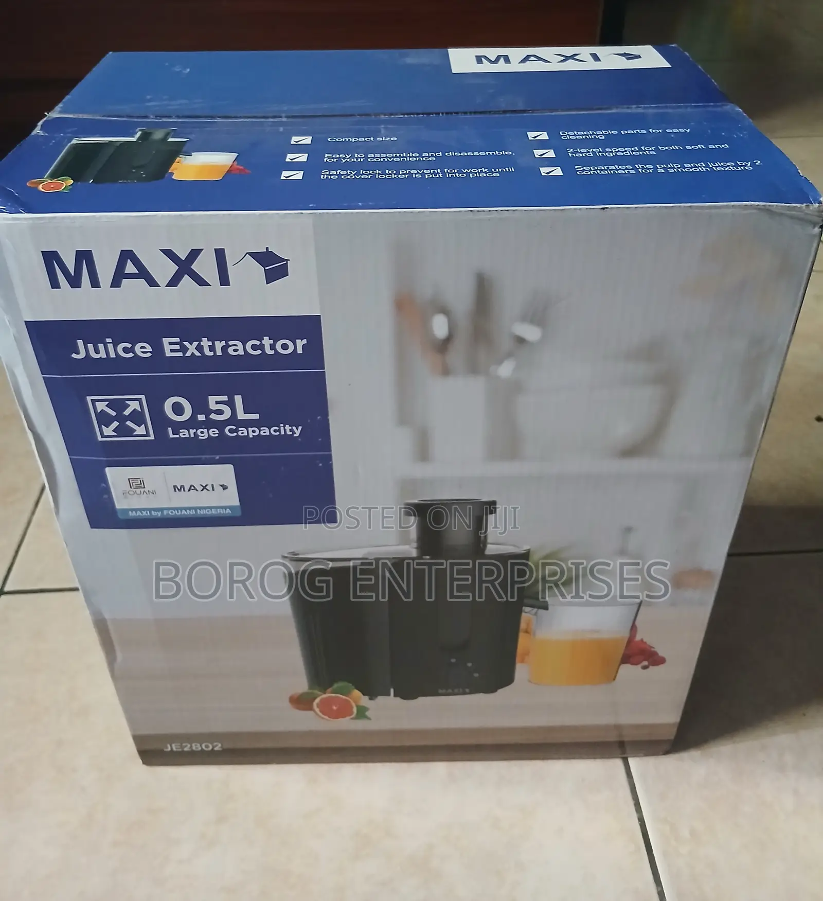 Maxi Large Capacity 0.5l Juice Extractor-Je2802