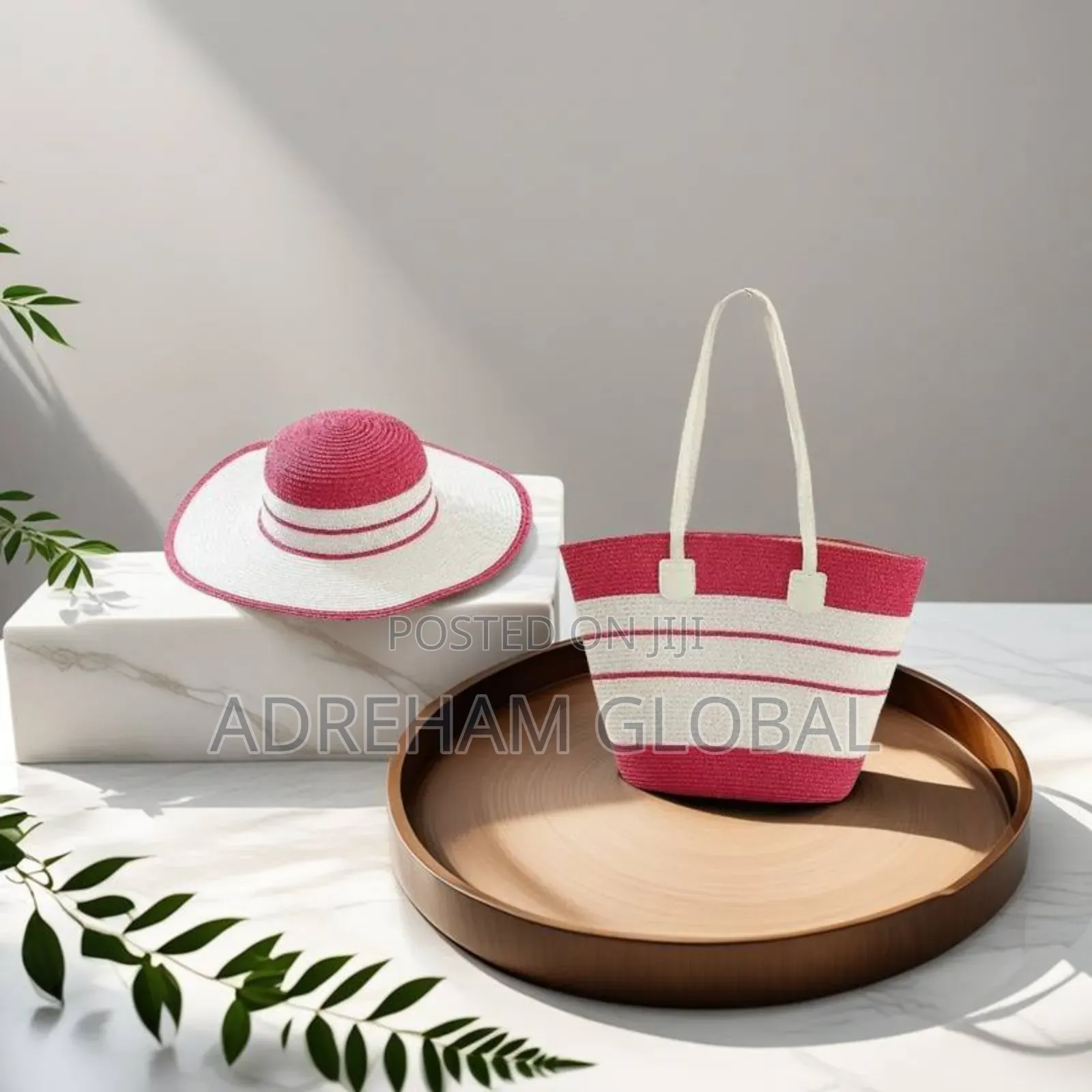 Beach Bag and Hat