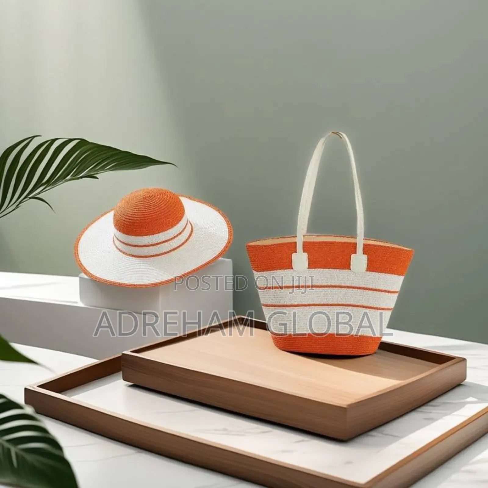Beach Bag and Hat