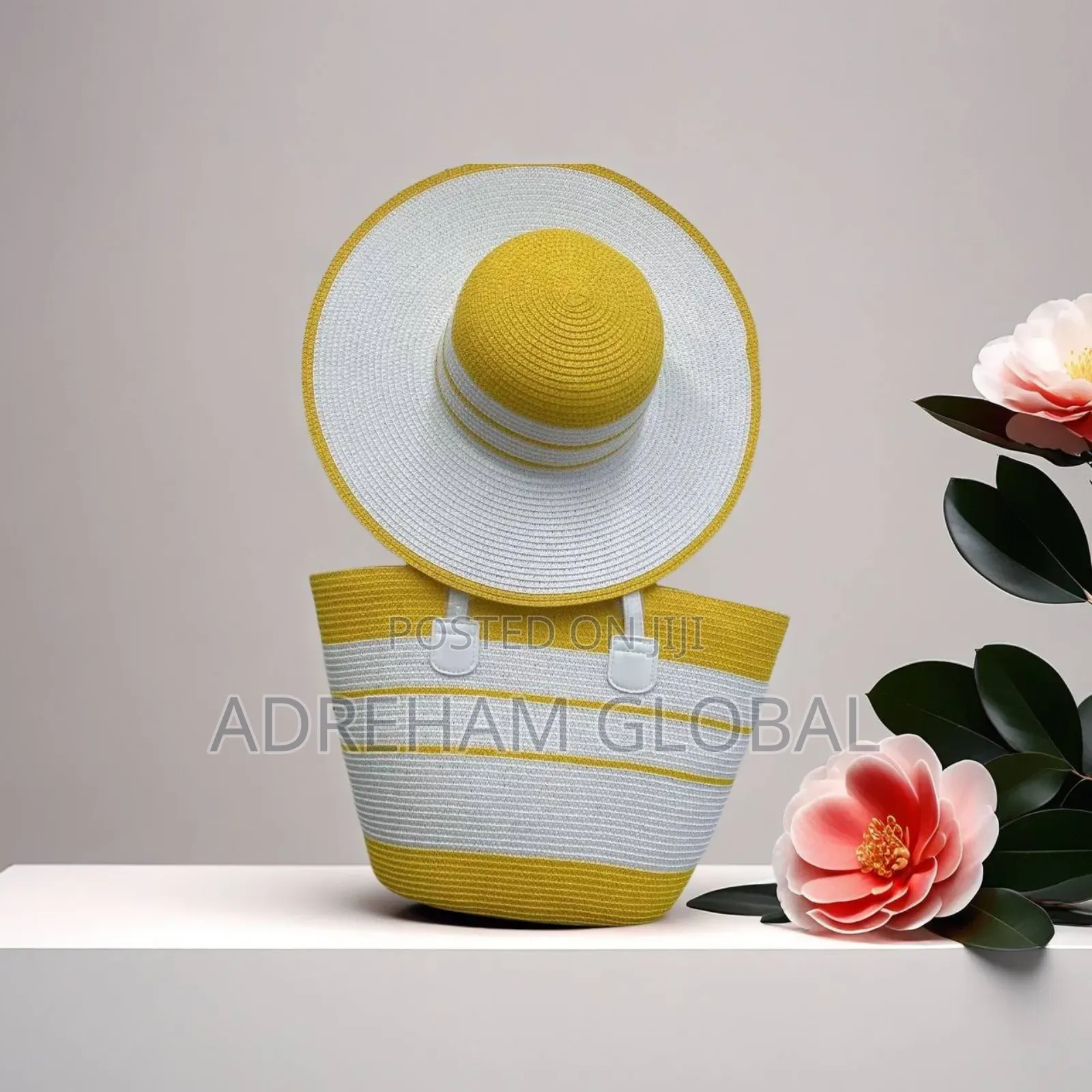 Beach Bag and Hat