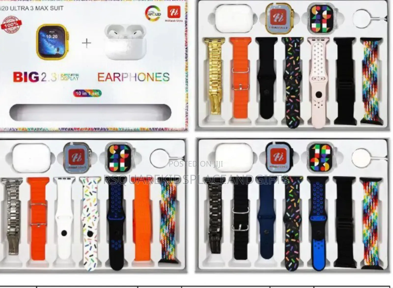 I20 Ultra 3 Max Suit Smart Watch For Souvenir