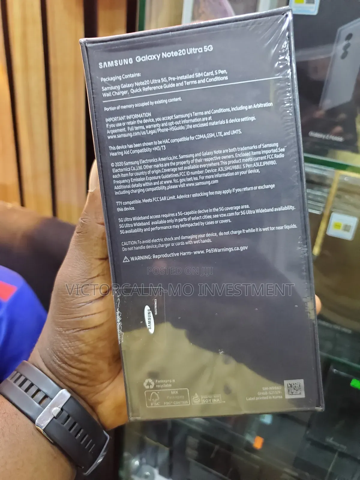 New Samsung Galaxy Note 20 Ultra 5G 512 GB Black