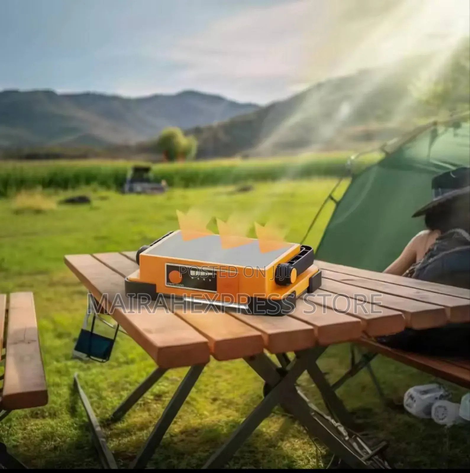 Outdoors Solar Rechargeable Camping Lantern.
