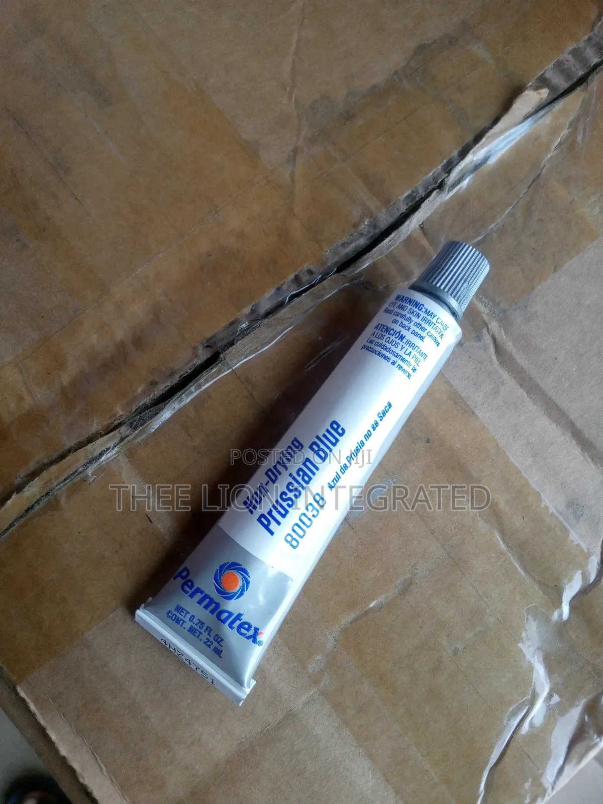 Permatex 80038 Prussian Blue Fitting Compound.