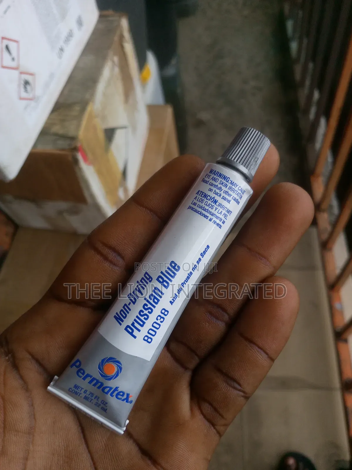 Permatex 80038 Prussian Blue Fitting Compound.