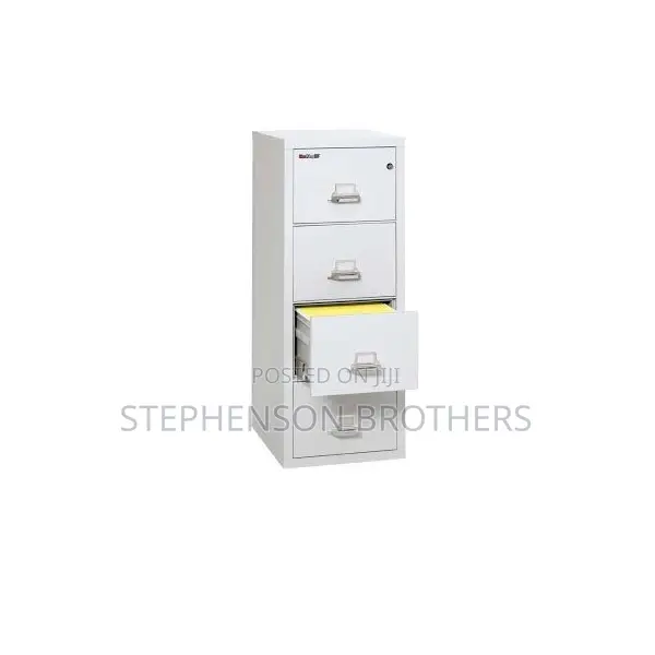 Fireking 4-2125-C Four Drawer 25" Deep Vertical File Cabinet