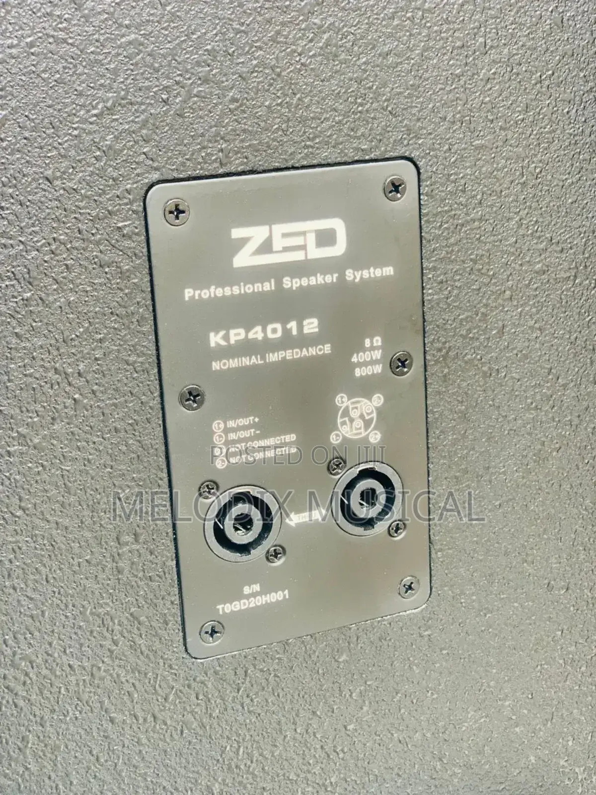 Zed 12" Professional Passive Loudspeaker Kp4012