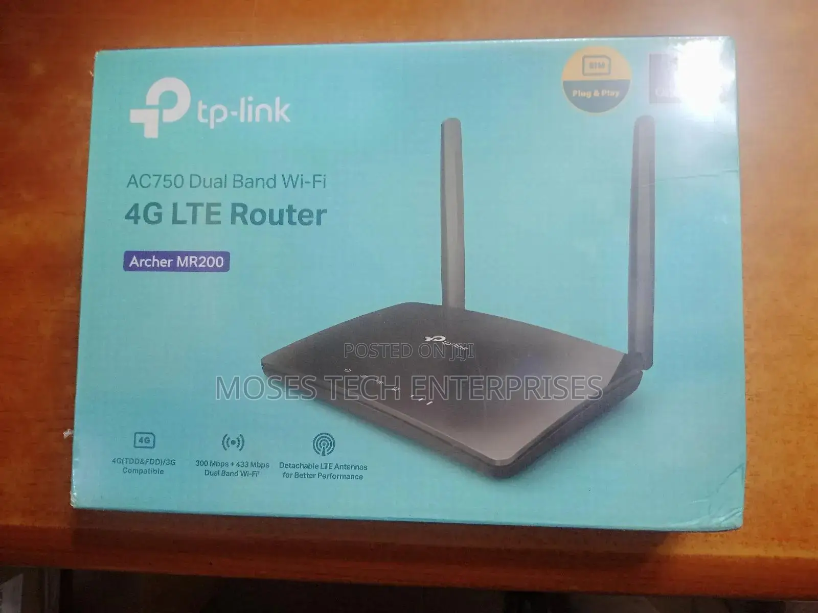 Tplink Ac750 Dual Band Wi-Fi 4g Lte Router