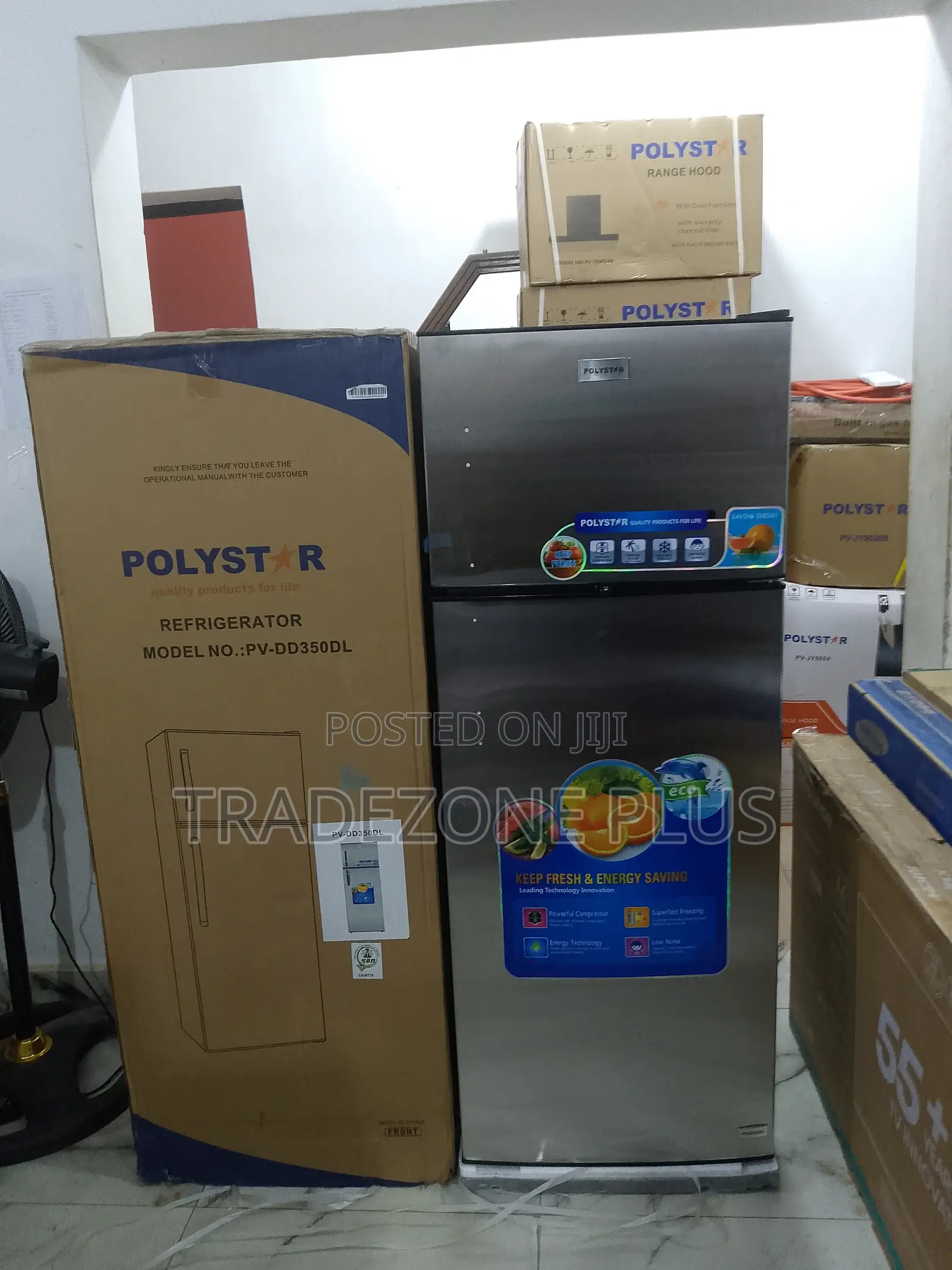 Polystar Cryo Max Double Door Refrigerator Pv-Dd350dl