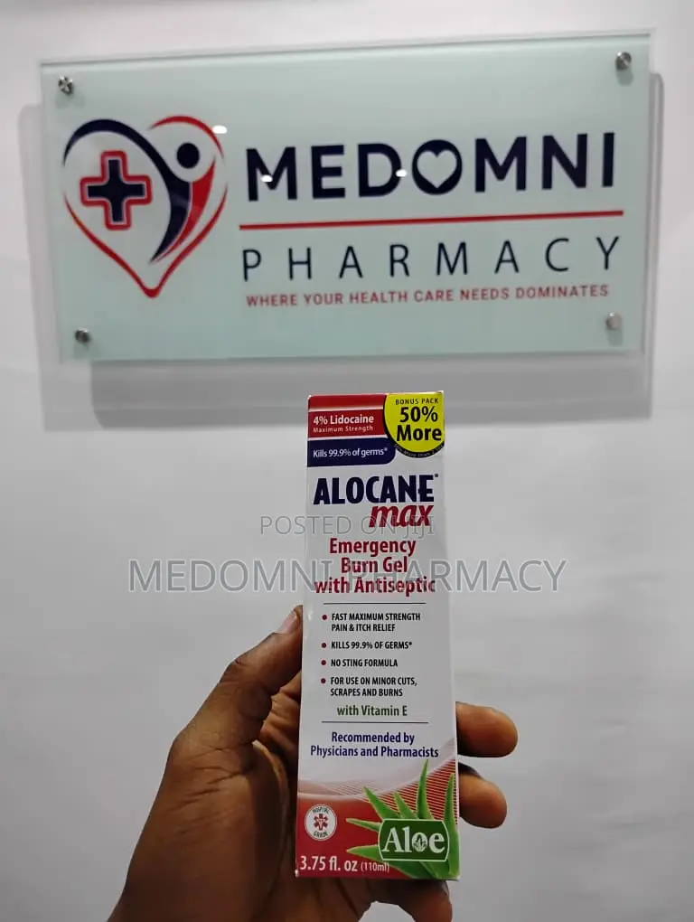 Alocane Max Lidocaine Gel – Instant Pain Burn Relief, 110ml