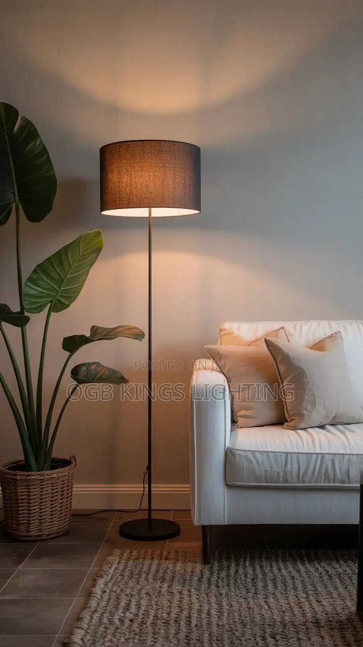 Modern Floor Lamp Nordic Metal Standing Lamps for Living Room Bedroom