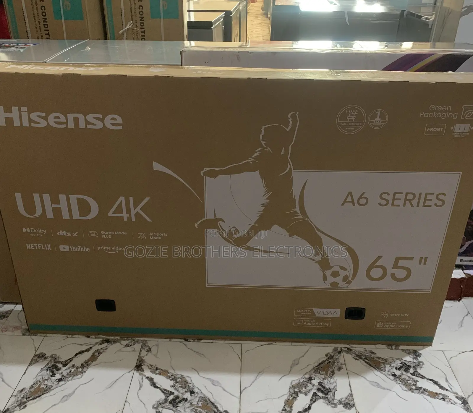 Hisense 65 Inches Uhd Smart Television With 1 Year Warranty