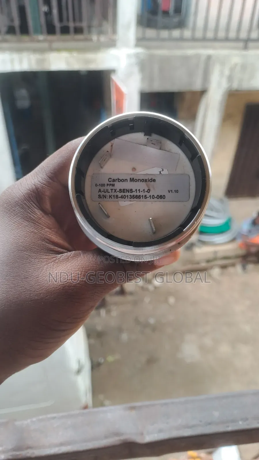 Msa Sensor:Gas,100ppm Co, A-ultx-sens-11-1-0, Carbon Monoxide Gas