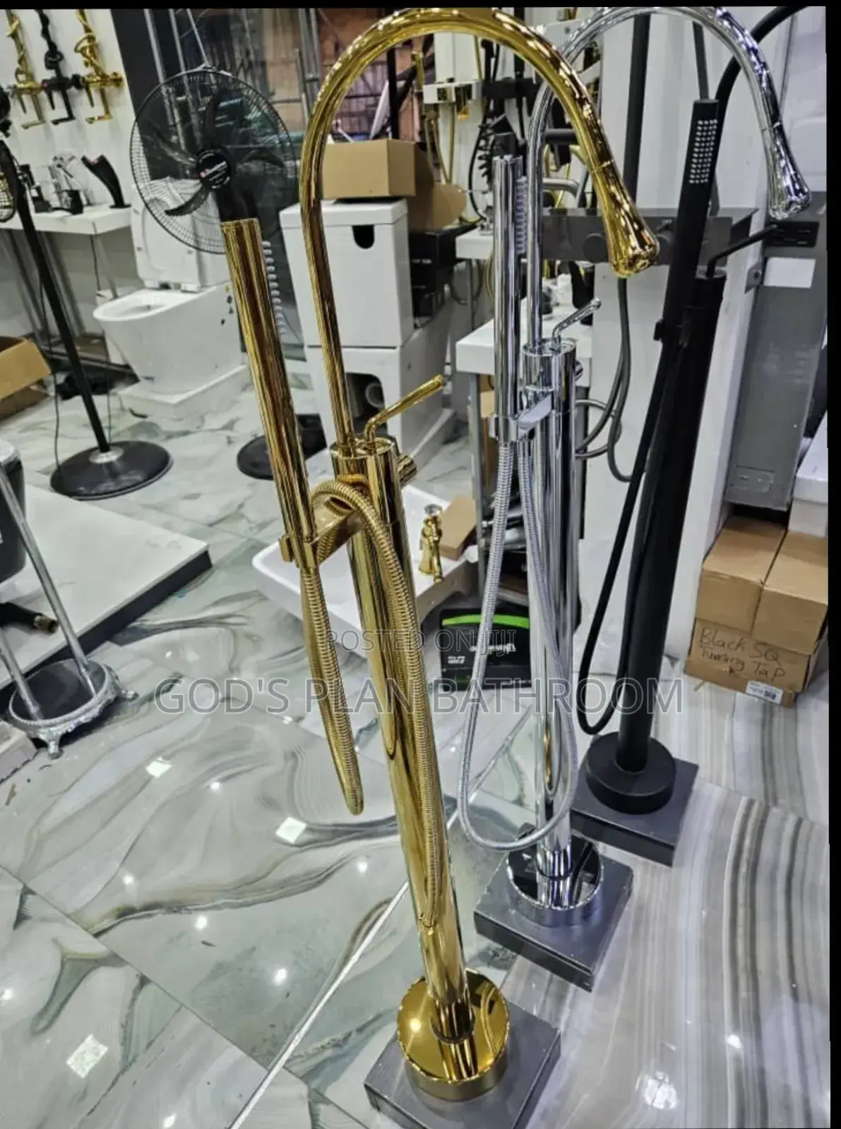 Gold Tiny Mouth Standing Tap