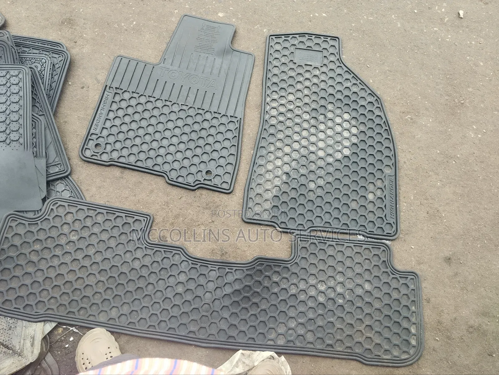 Original Foot Mat for Highlander 2018. Footmat