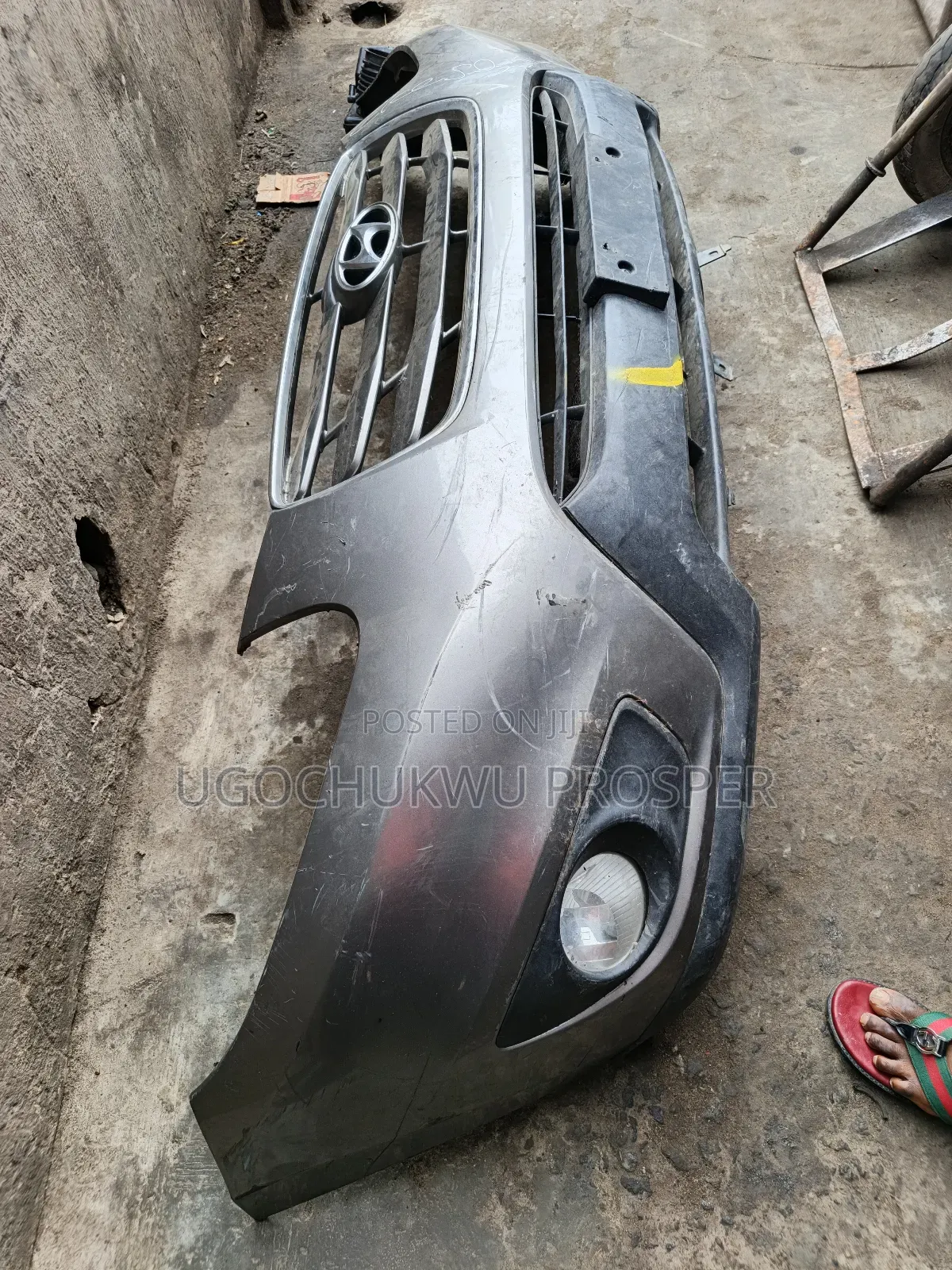Complete Front Bumper Santa Fe 2010 Model
