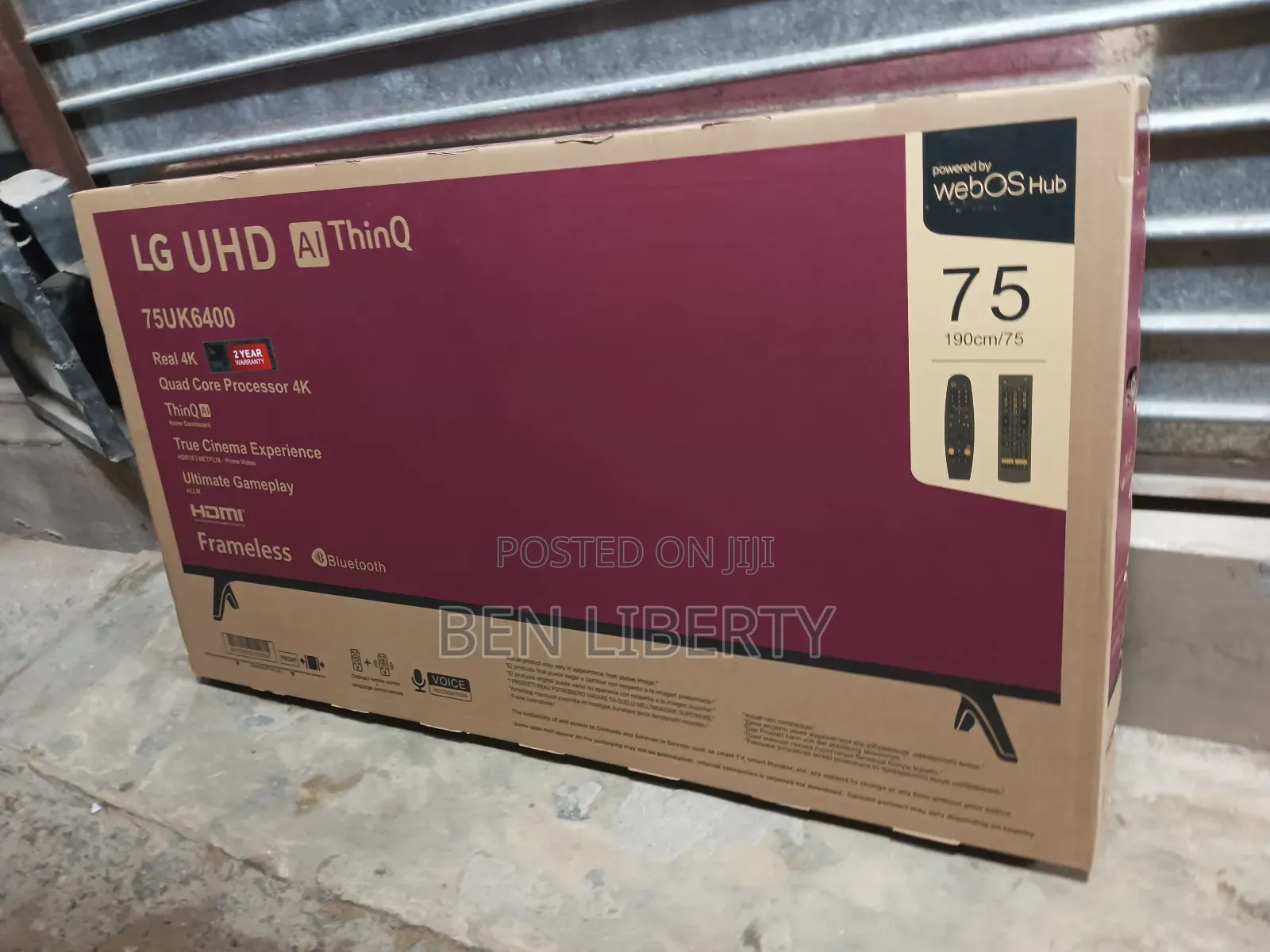 H 75 Inches Webos Lg Smart Tv