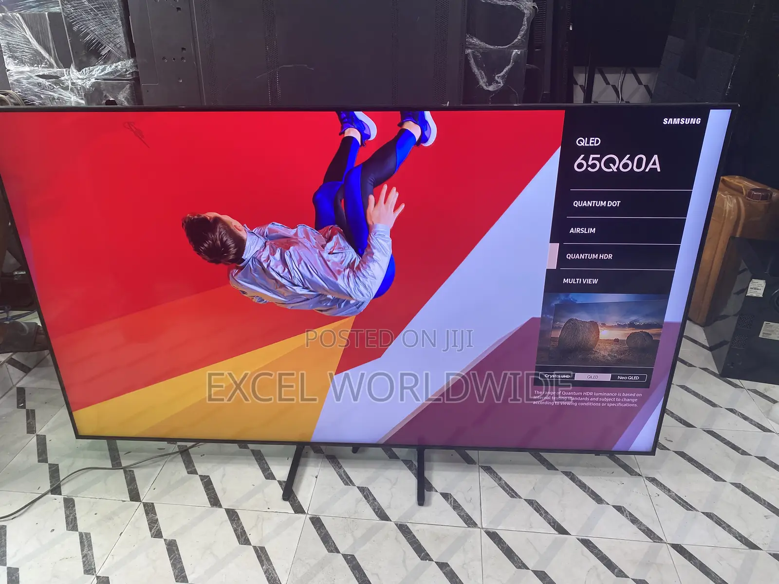 65” Samsung Qled Airslim Design With Quantum Processor Lite Smart