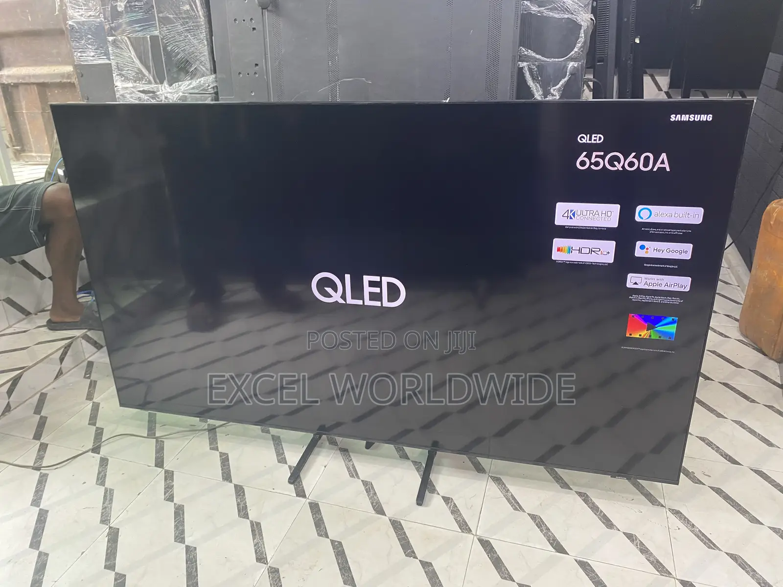 65” Samsung Qled Airslim Design With Quantum Processor Lite Smart