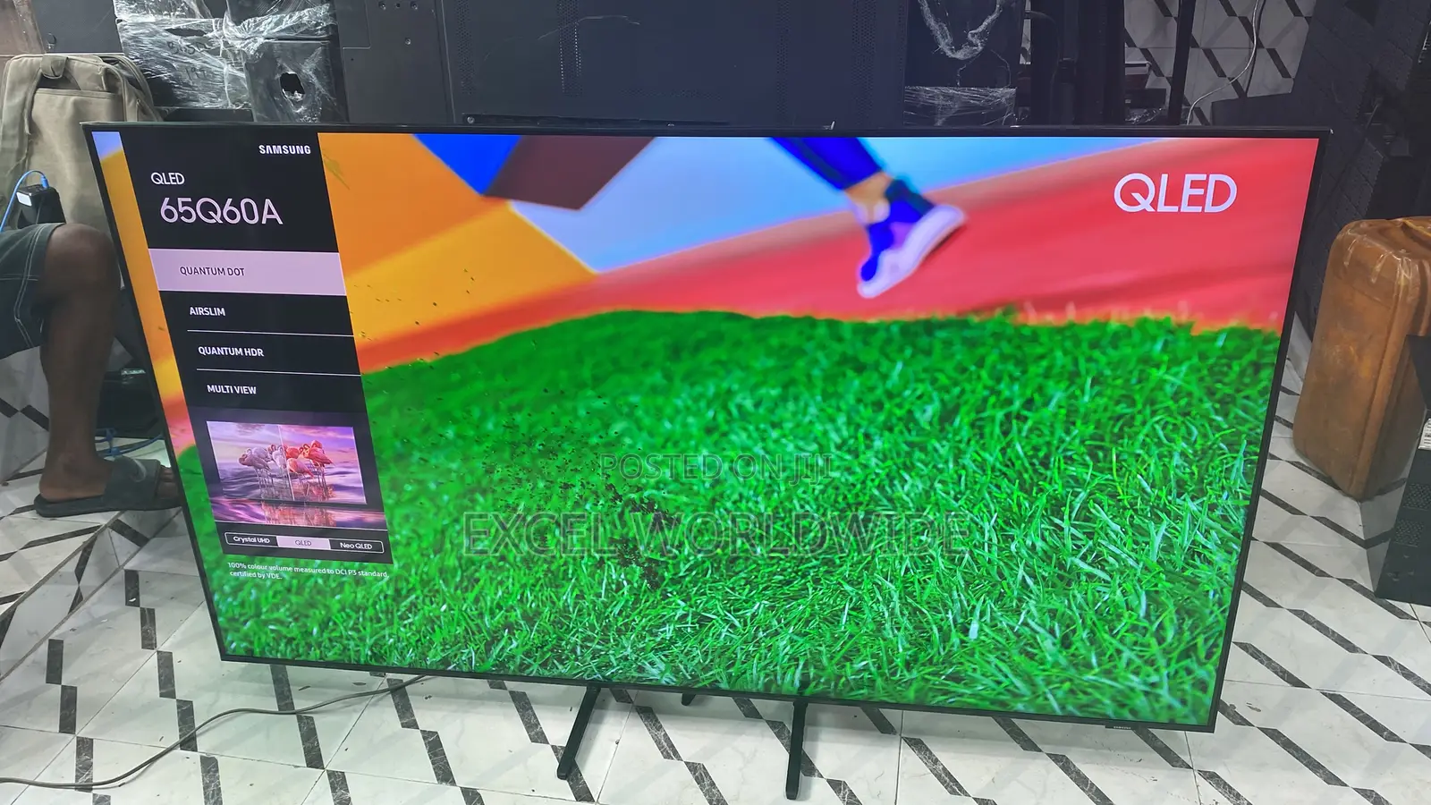 65” Samsung Qled Airslim Design With Quantum Processor Lite Smart