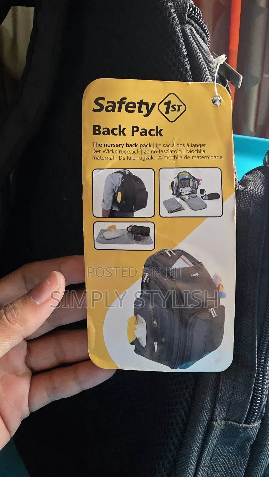 Safety First Diaper Backpack Bag