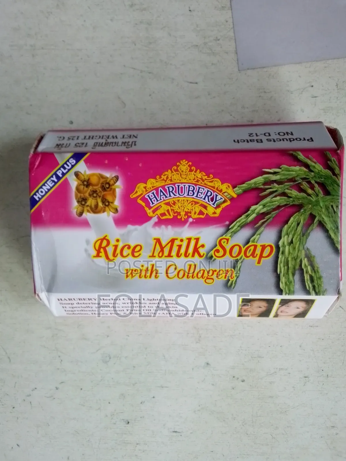 Rice Milk Soap With Collagen