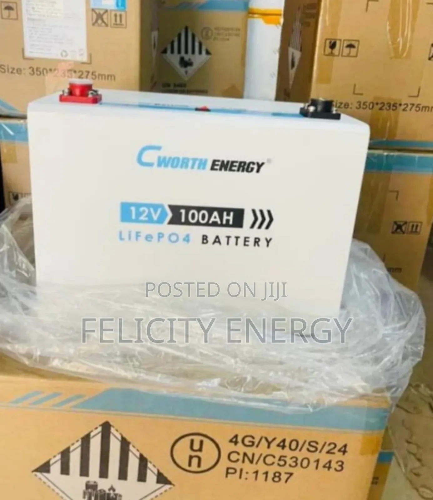 C Worth Energy Lithium Battery 100amps 12.8v