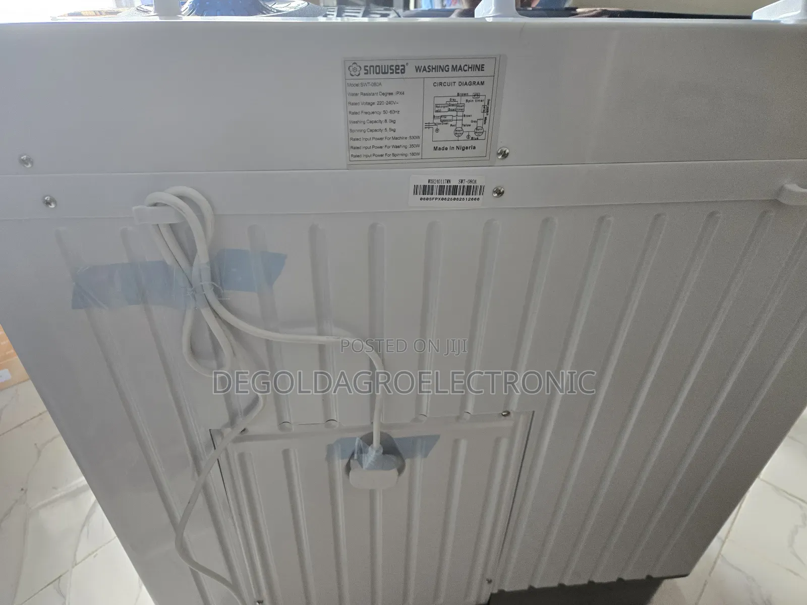 Snowsea 8kg Washing Machine