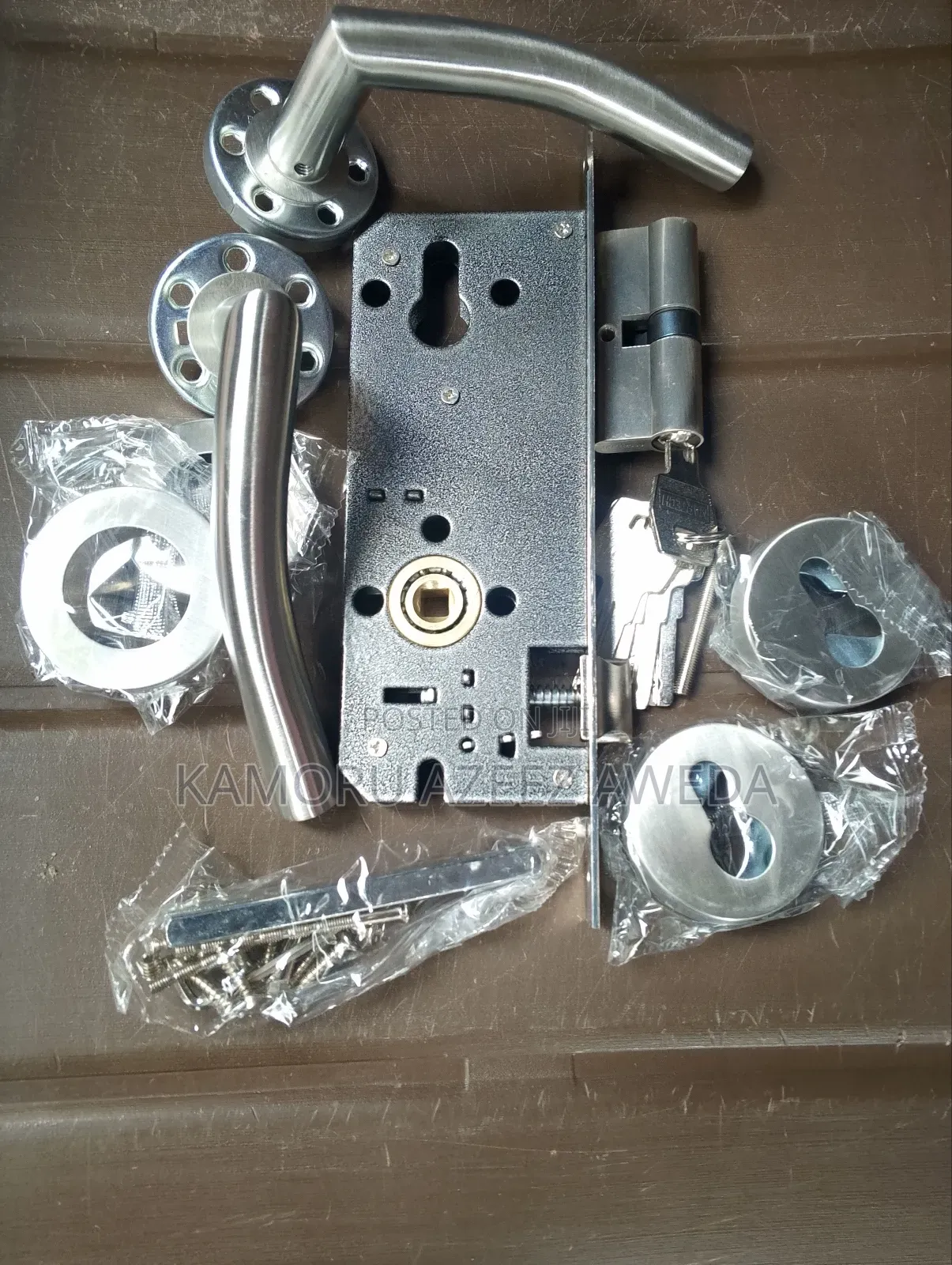 Separate Door Lock Stainless Steel