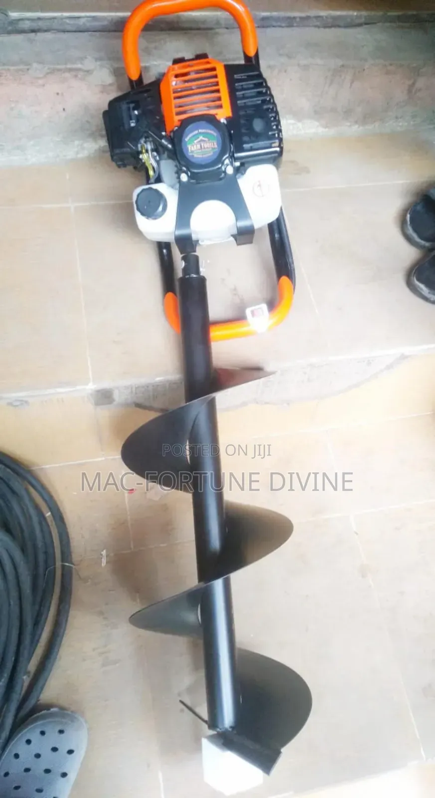 Original Earth Auger Machine With Original 250mm Ice Drill Bit