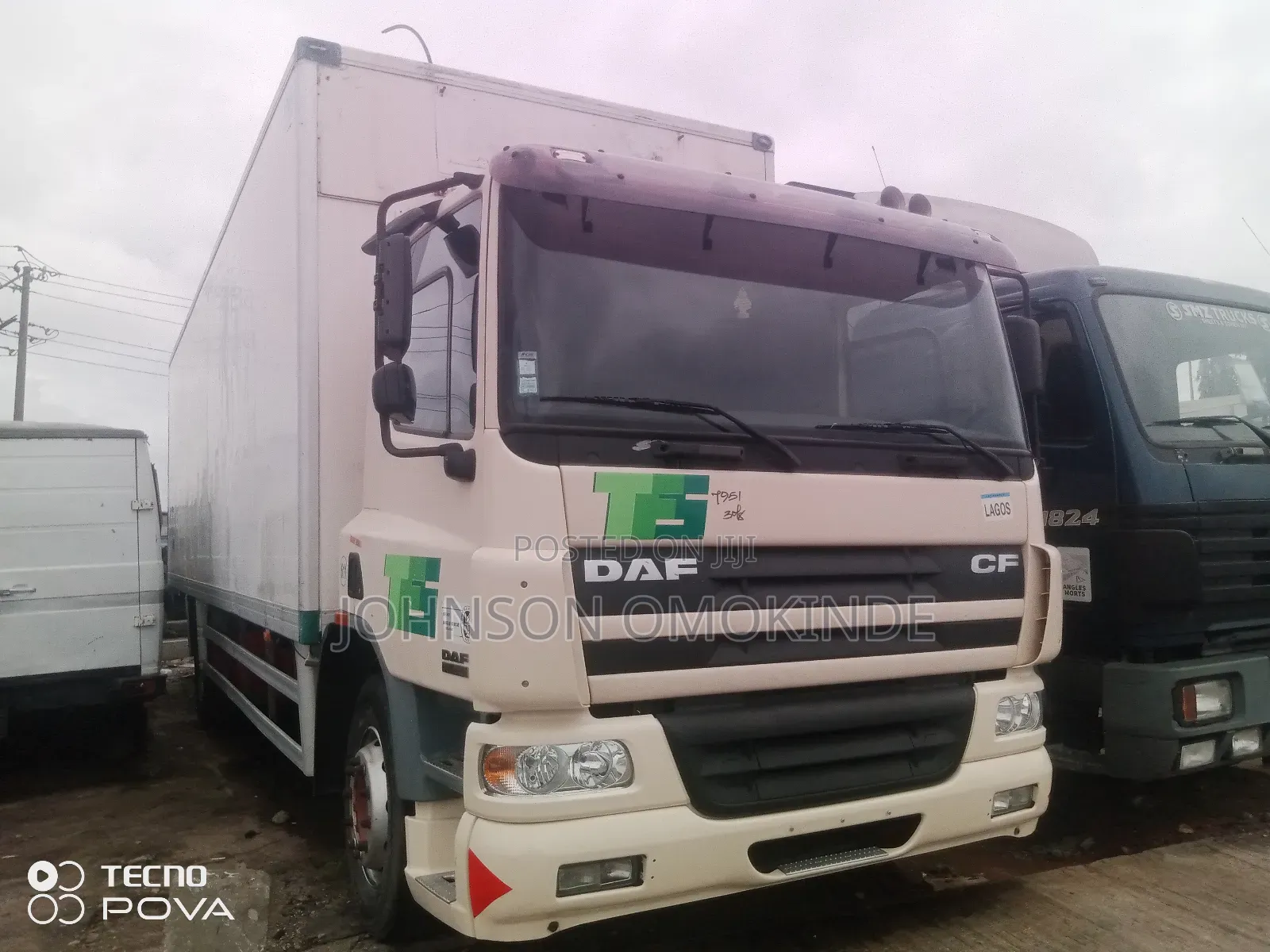 Daf 75 Cf Container Body 2010 White