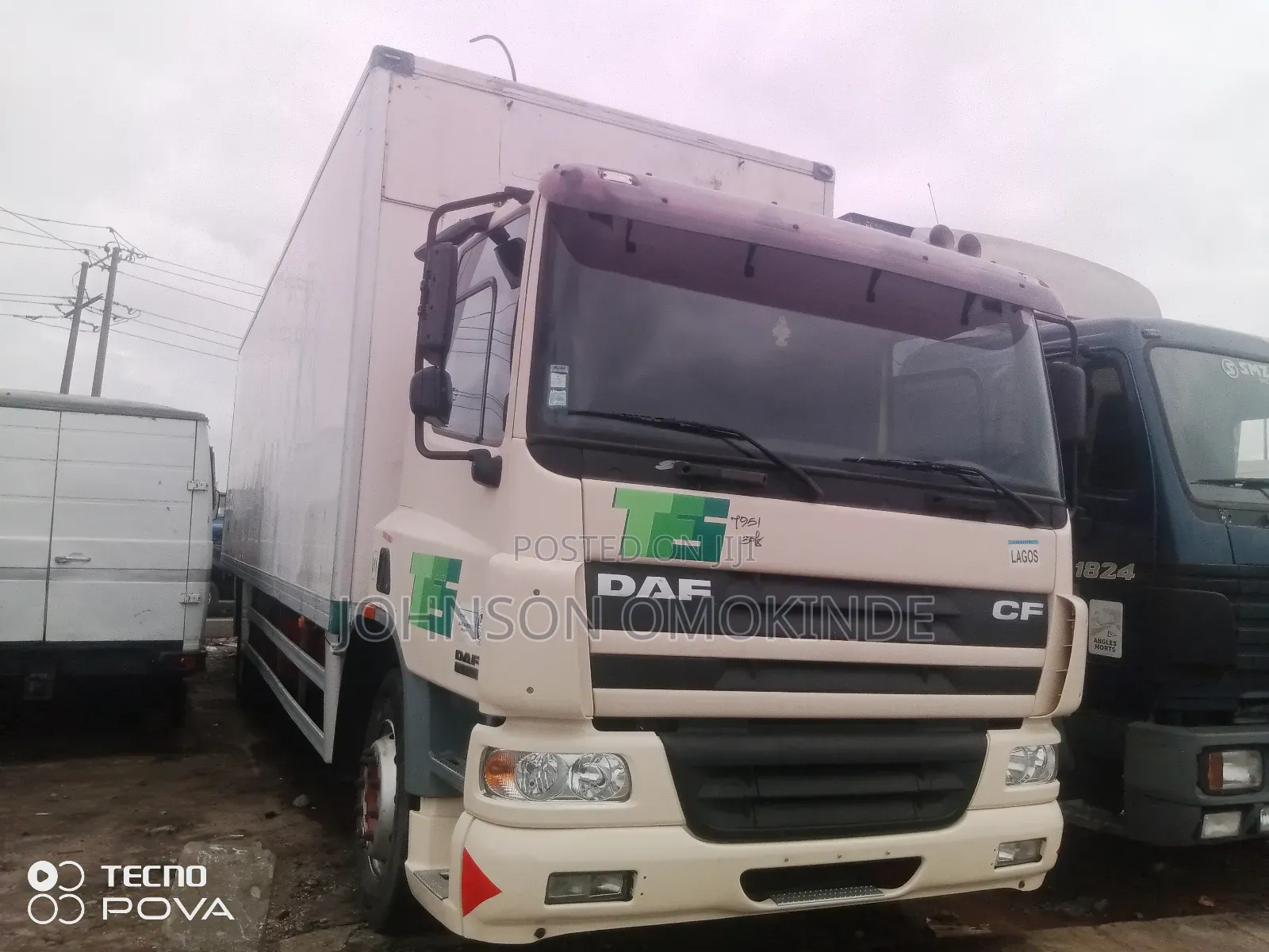 Daf 75 Cf Container Body 2010 White