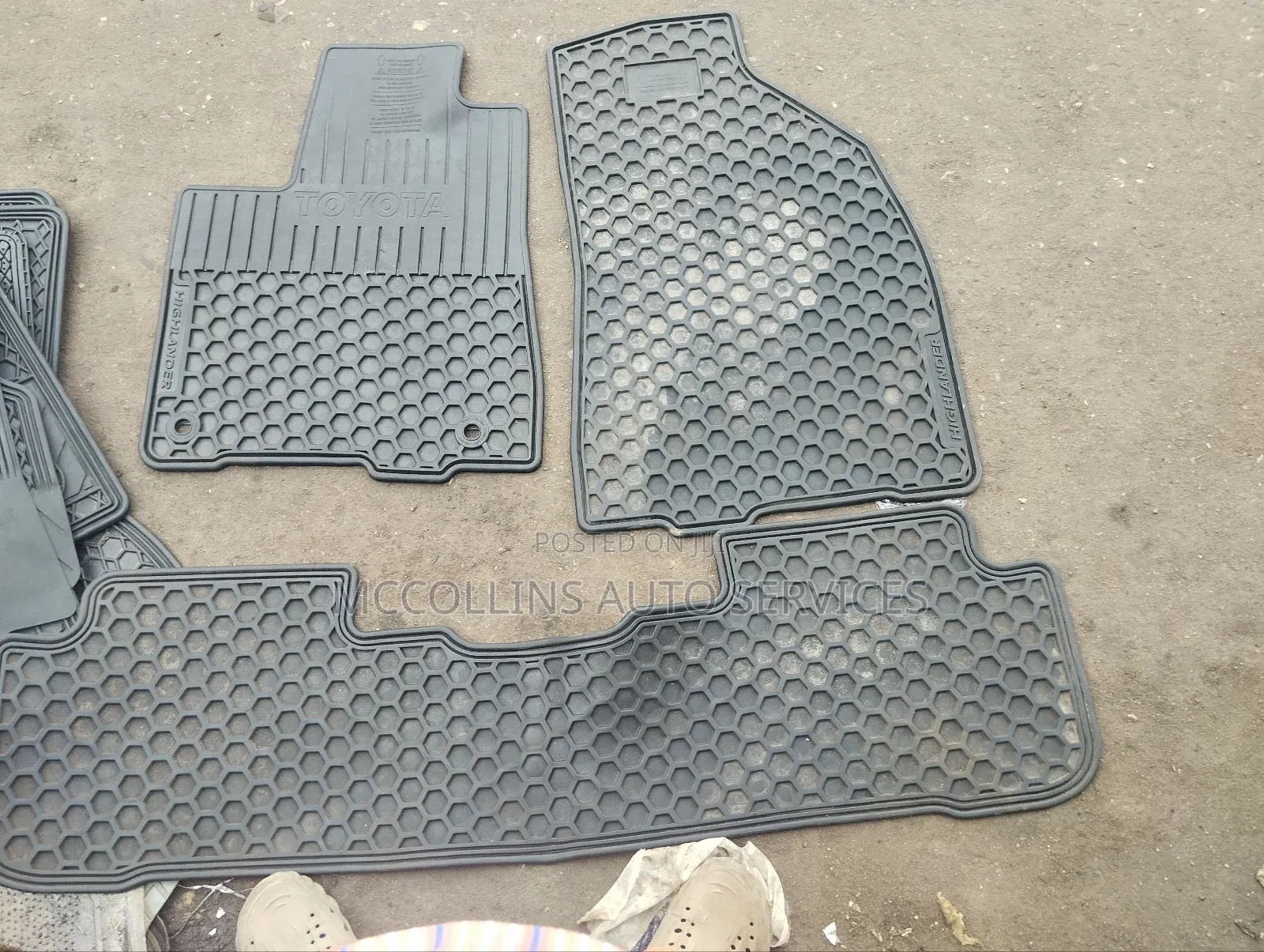 Original Foot Mat for Highlander 2018. Footmat