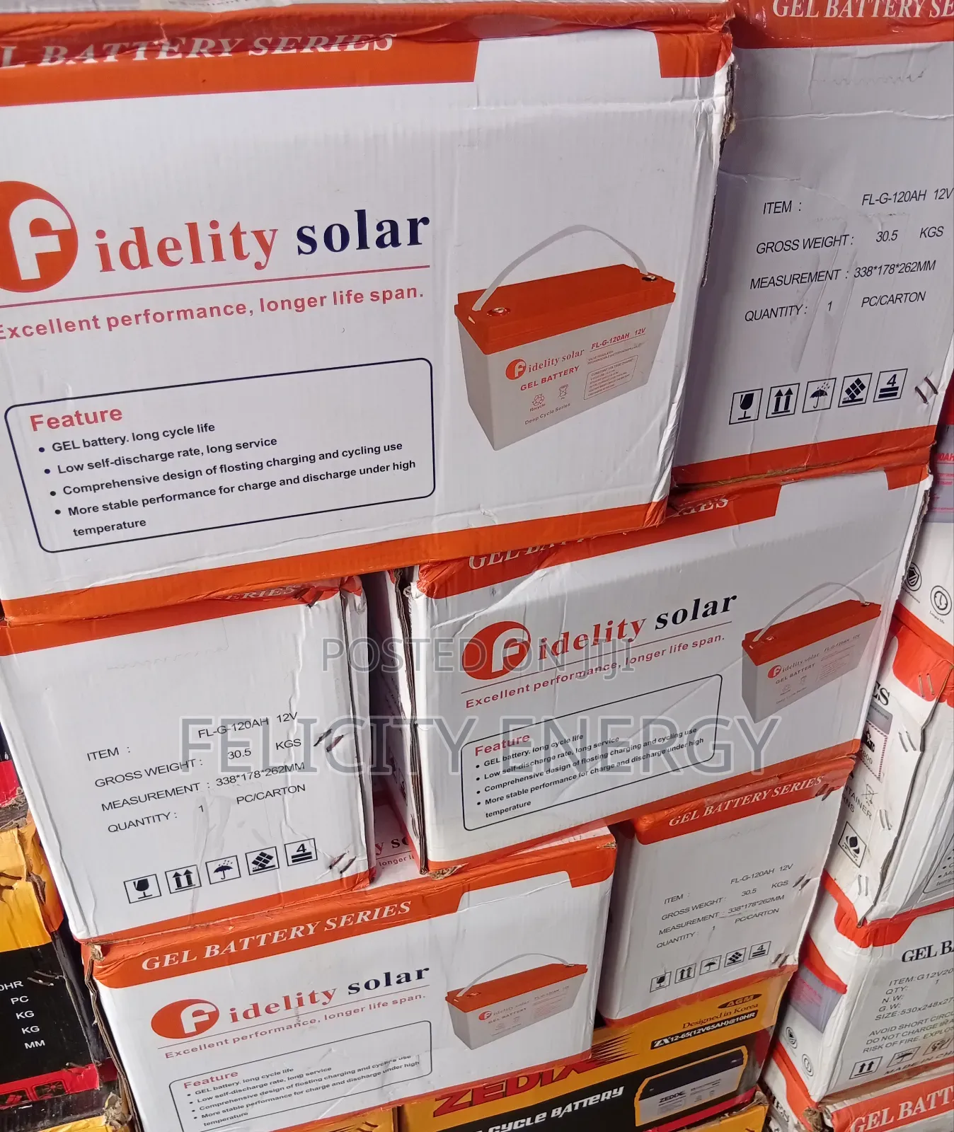 200amps 12v Felicity Dry Cell Bathery