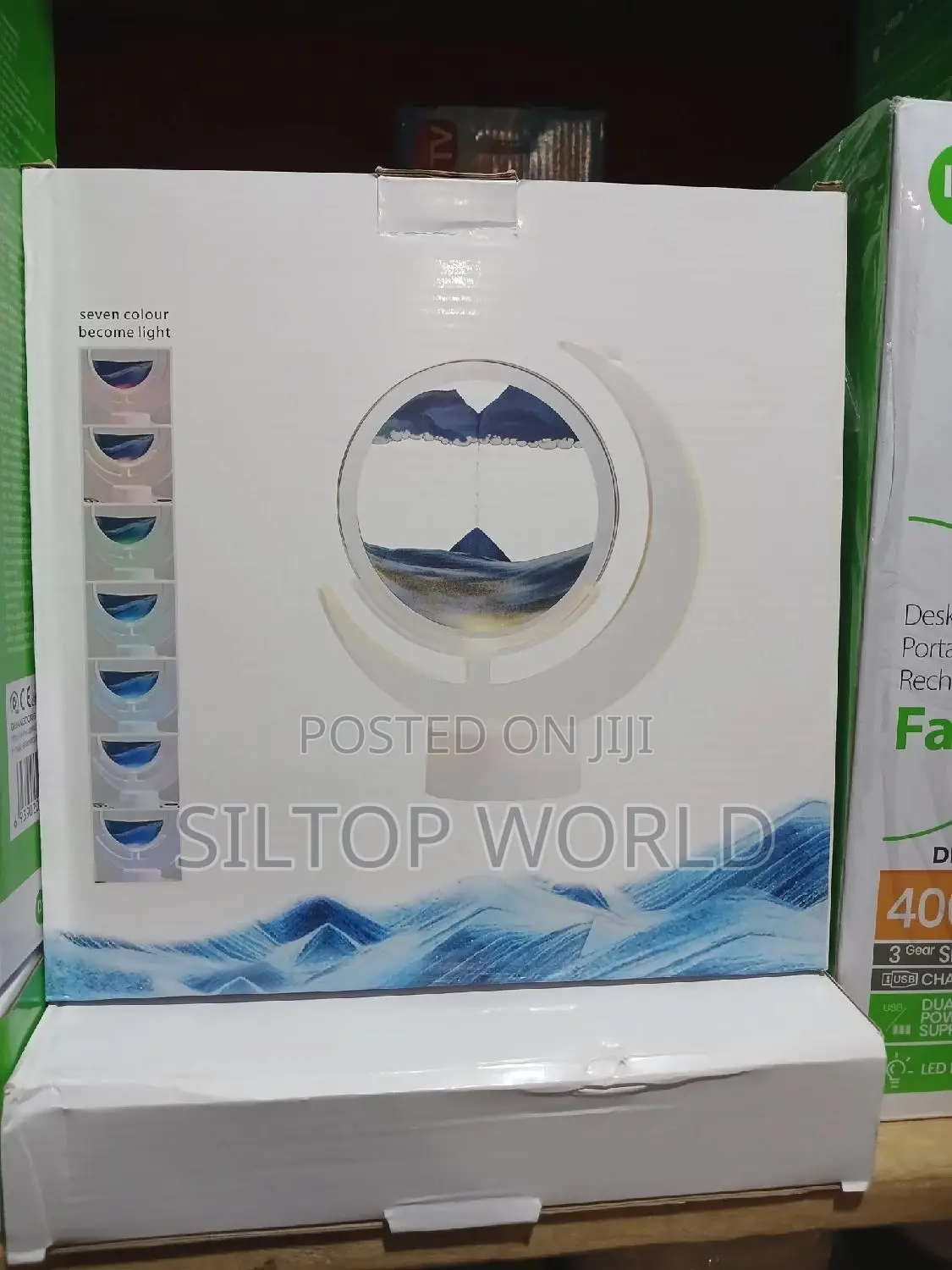 3d Moving Sand Art Desk Lamp