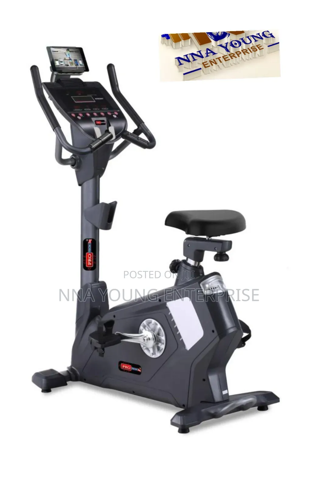 Upright Commercial Magnetic Exercise Bike