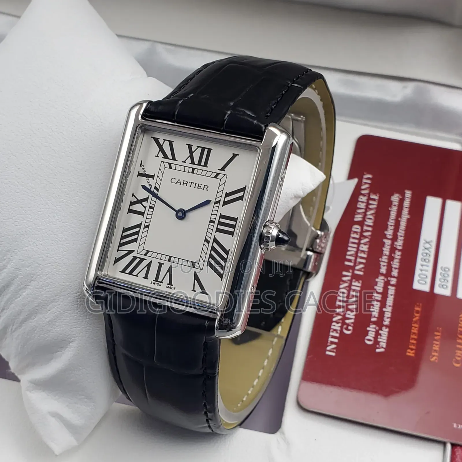 Cartier Leather Unisex Watches