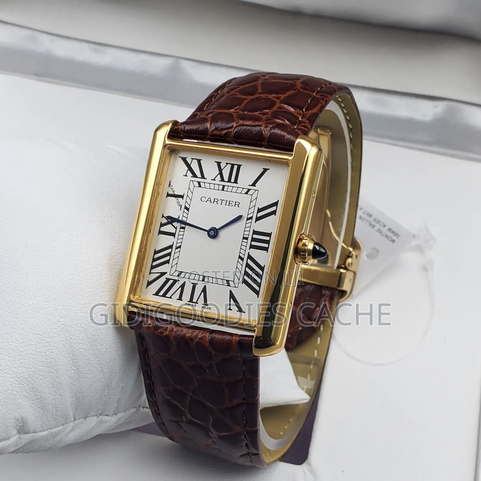 Cartier Leather Unisex Watches