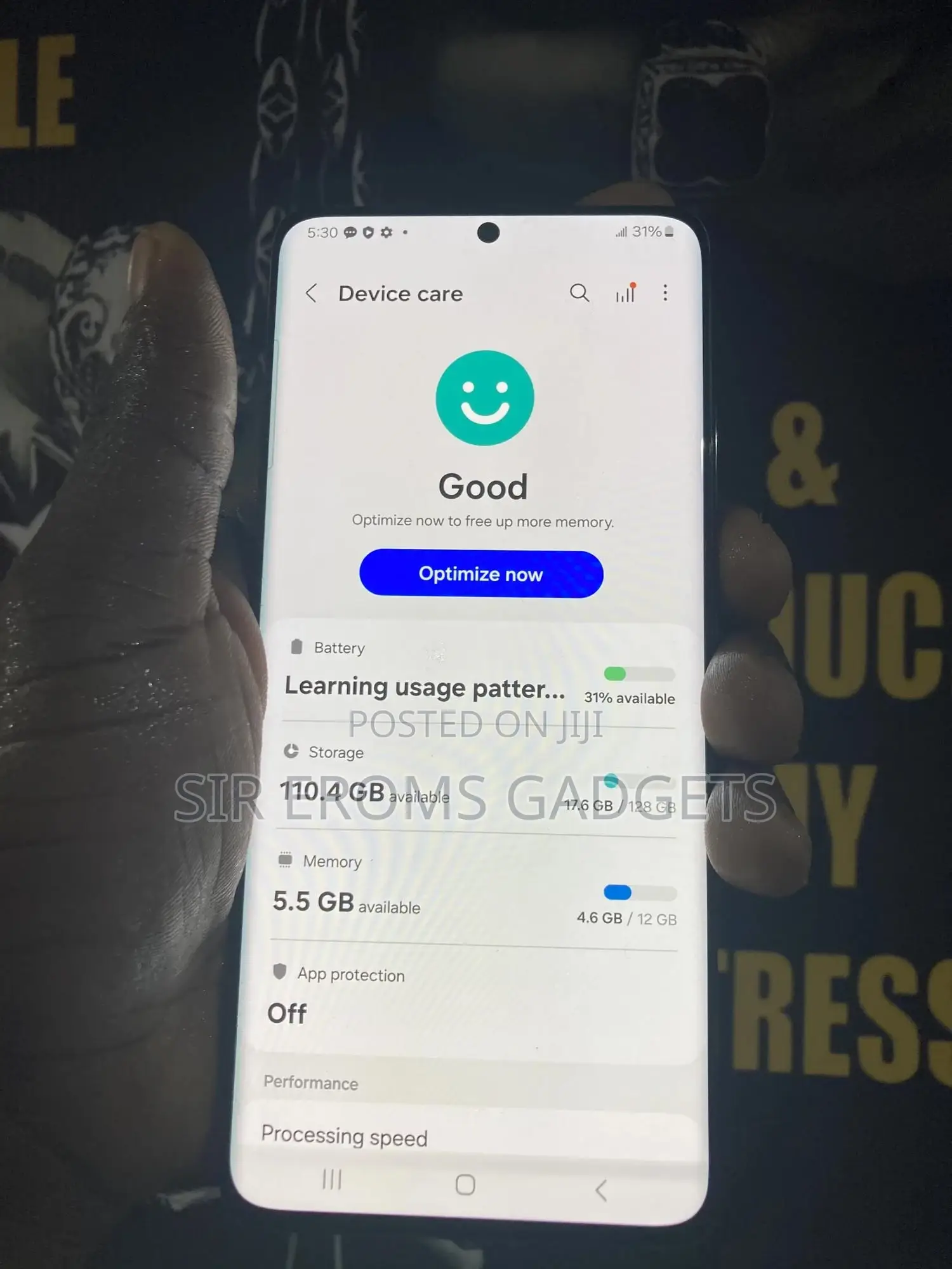 Samsung Galaxy S21 Ultra 5G 128 GB Black