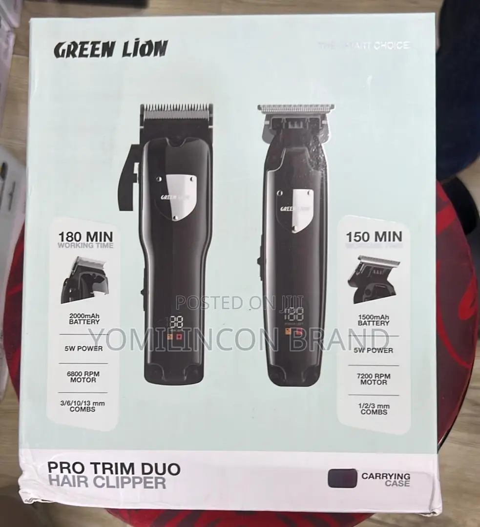 Green Lion Pro-Trim-Duo Cordless Rechargeable Professional.