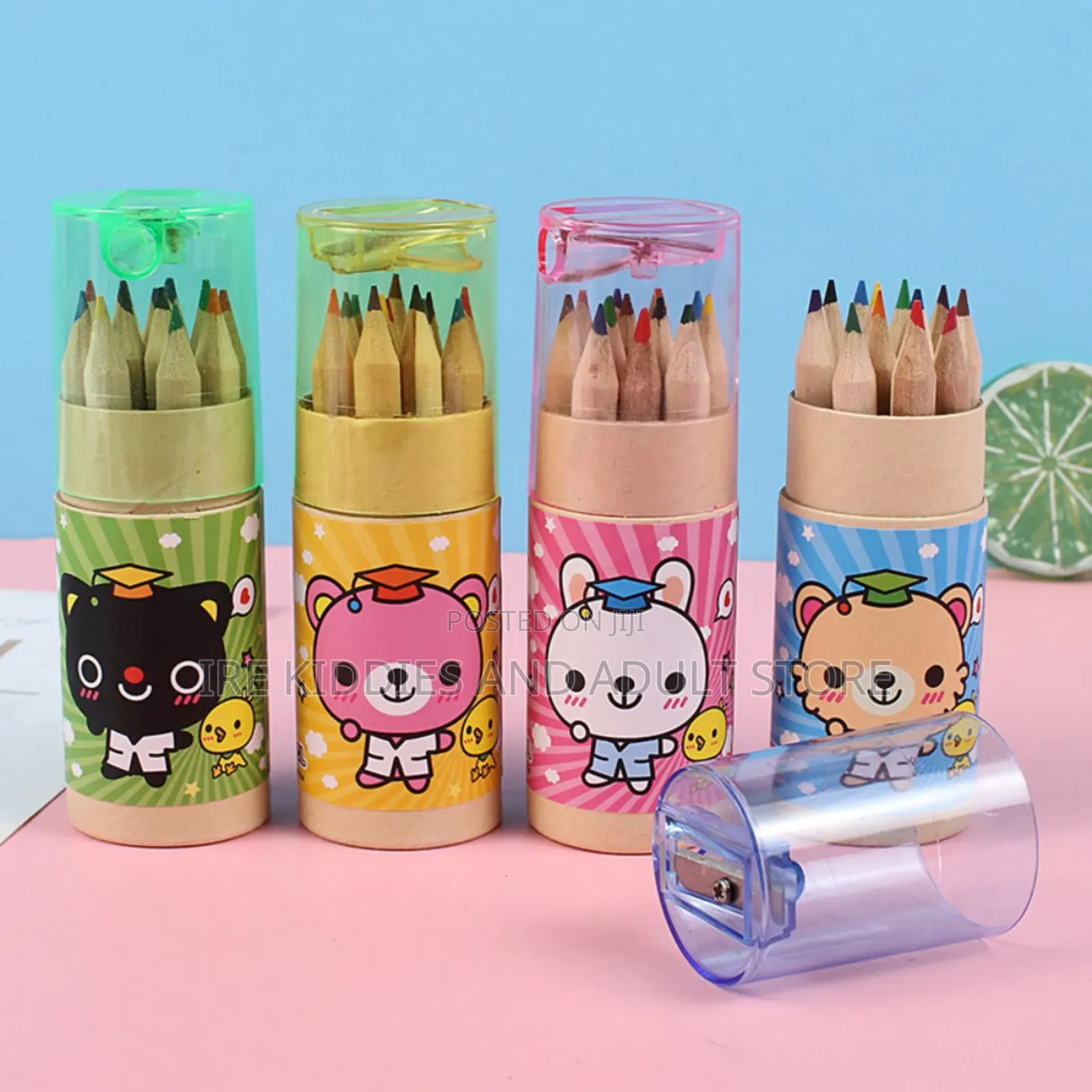 12 Packs of Cute Colour Pencil