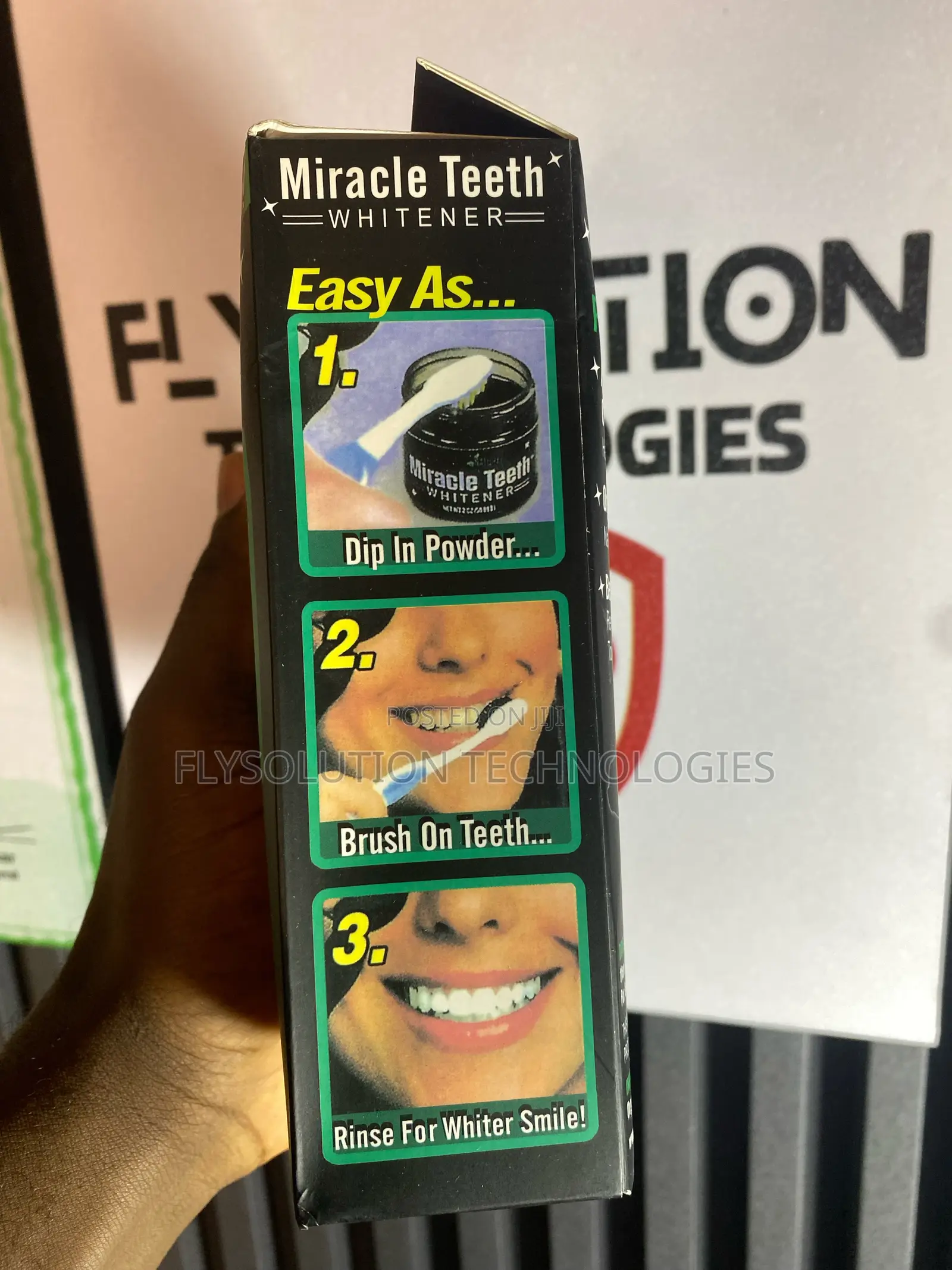 Miracle Teeth Whitener Activated Coconut Charcoal Powder